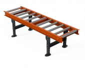 Рольганг универсальный РТ2 (12 роликов), Д2300 х Ш500 х В(650...850), мм