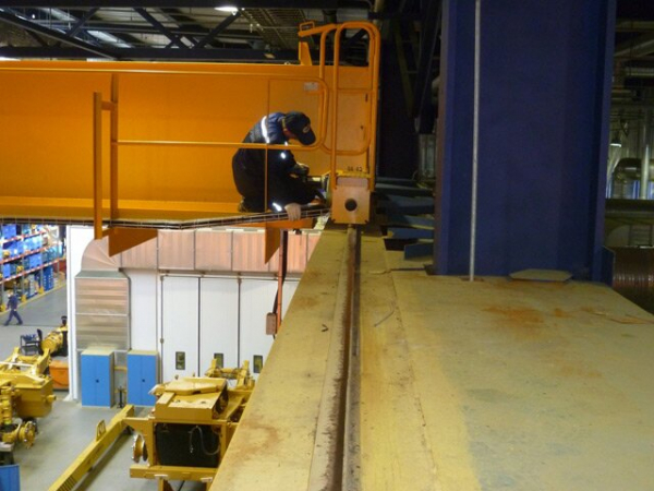 Подкрановый путь мостового крана