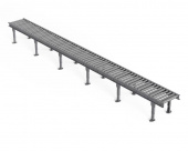 Рольганг универсальный РТ2 (74 ролика), Д7400 х Ш500 х В(650...850), мм