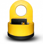 Электромагнит грузоподъемный круглый ДКМ010-Л/М для перегрузки заготовок из листовой стали