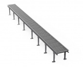 Рольганг универсальный РТ2 (86 роликов), Д8600 х Ш500 х В(650...850), мм