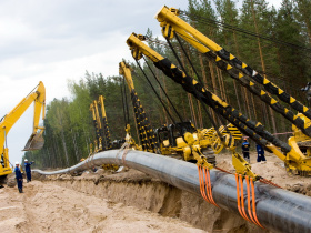 Устройства для подъема и укладки трубопровода.