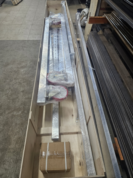 Отгружен алюминиевый передвижной козловой кран