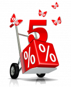 Акция «Скидка 5% на первый заказ»!