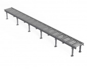 Рольганг универсальный РТ2 (64 ролика), Д6400 х Ш500 х В(650...850), мм