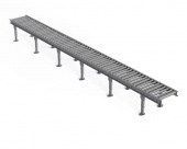 Рольганг универсальный РТ2 (62 ролика), Д6200 х Ш500 х В(650...850), мм