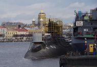 Швартовые испытания подлодки «Волхов» стартовали в Петербурге