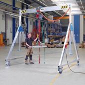 Новый раздел грузоподъемного оборудования «Легкие алюминиевые и облегченные стальные козловые краны»