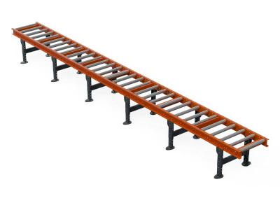 Рольганг универсальный РТ2 (33 ролика), Д6500 х Ш500 х В(650...850), мм