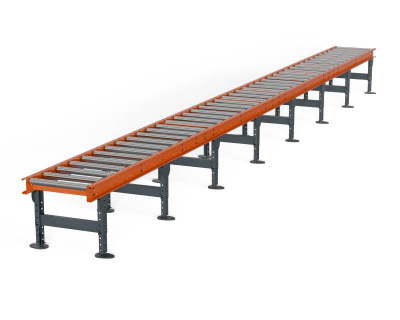 Рольганг универсальный РТ2 (42 ролик), Д8300 х Ш500 х В(650...850), мм