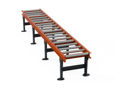 Рольганг универсальный РТ2 (20 роликов), Д3900 х Ш500 х В(650...850), мм