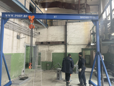 Передвижной козловой кран ККСО-2.0-4000-4000