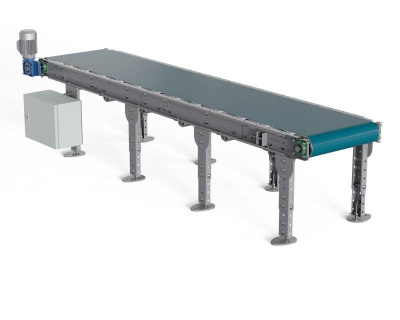 Ленточный универсальный транспортер ЛТ2, Д2600 х Ш500 х В(650...850), мм