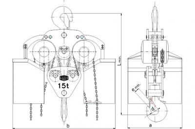 Схема тали Brano Z100