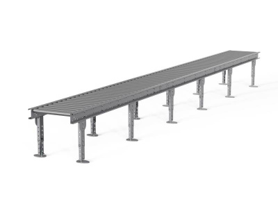 Рольганг универсальный РТ2 (64 ролика), Д6400 х Ш500 х В(650...850), мм