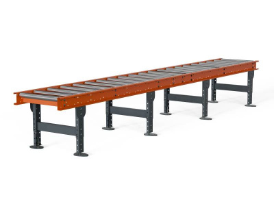 Рольганг универсальный РТ2 (22 ролика), Д4300 х Ш500 х В(650...850), мм