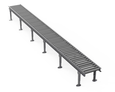 Рольганг универсальный РТ2 (64 ролика), Д6400 х Ш500 х В(650...850), мм