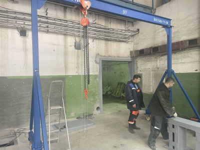 Передвижной козловой кран ККСО-5.0-3000-3000