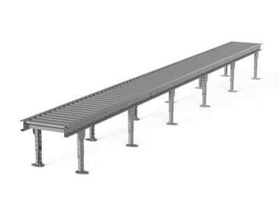 Рольганг универсальный РТ2 (76 роликов), Д7600 х Ш500 х В(650...850), мм