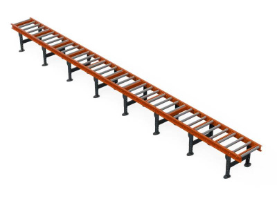 Рольганг универсальный РТ2 (40 роликов), Д7900 х Ш500 х В(650...850), мм