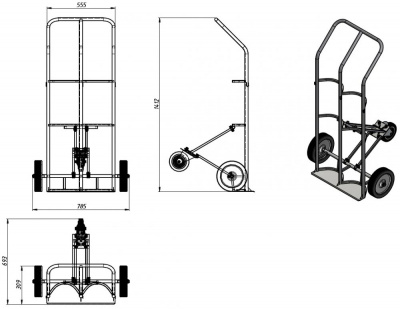 Схема тележки