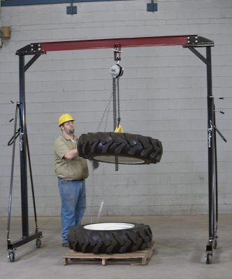 Легкий козловой кран с ручным приводом SB-020