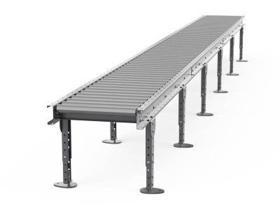 Рольганг универсальный РТ2 (76 роликов), Д7600 х Ш500 х В(650...850), мм