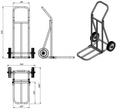 Схема тележки