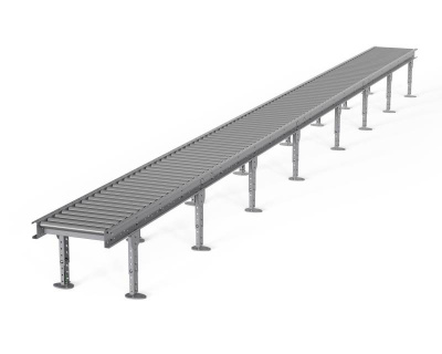 Рольганг универсальный РТ2 (90 роликов), Д9000 х Ш500 х В(650...850), мм