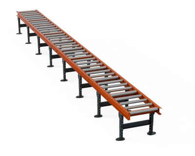 Рольганг универсальный РТ2 (39 роликов), Д7700 х Ш500 х В(650...850), мм