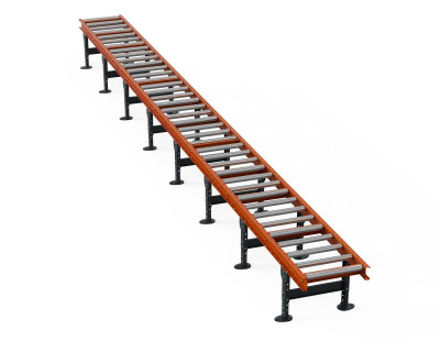 Рольганг универсальный РТ2 (40 роликов), Д7900 х Ш500 х В(650...850), мм