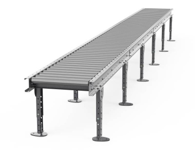 Рольганг универсальный РТ2 (64 ролика), Д6400 х Ш500 х В(650...850), мм