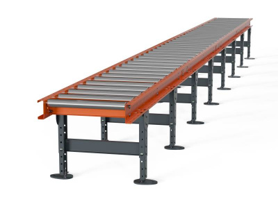 Рольганг универсальный РТ2 (40 роликов), Д7900 х Ш500 х В(650...850), мм