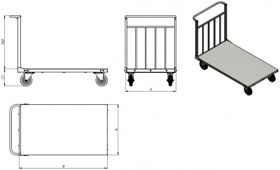 Схема тележки ТПУ