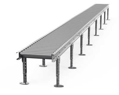 Рольганг универсальный РТ2 (94 ролика), Д9400 х Ш500 х В(650...850), мм