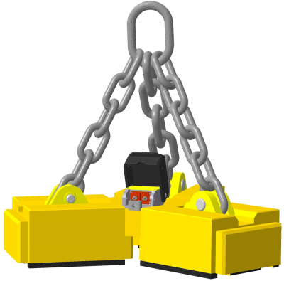 Электромагнит грузоподъемный ДПМш30-30 для переноски рулонов за торец