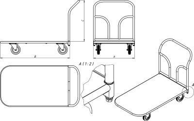Схема тележки