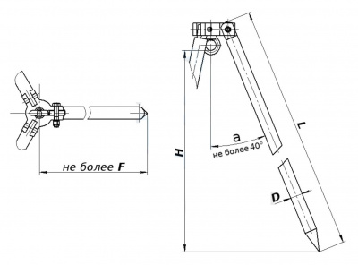 Тренога ТГП схема