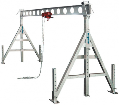 Алюминиевый переставной козловой кран с ручным приводом ЛККАп-3.0-4000-4000