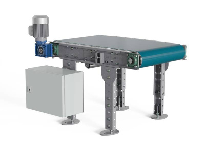 Ленточный универсальный транспортер ЛТ2, Д800 х Ш500 х В(650...850), мм