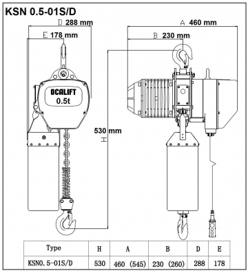 OCA 0,5т/12м (OCA00501SN12m)