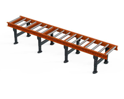 Рольганг универсальный РТ2 (18 роликов), Д3500 х Ш500 х В(650...850), мм